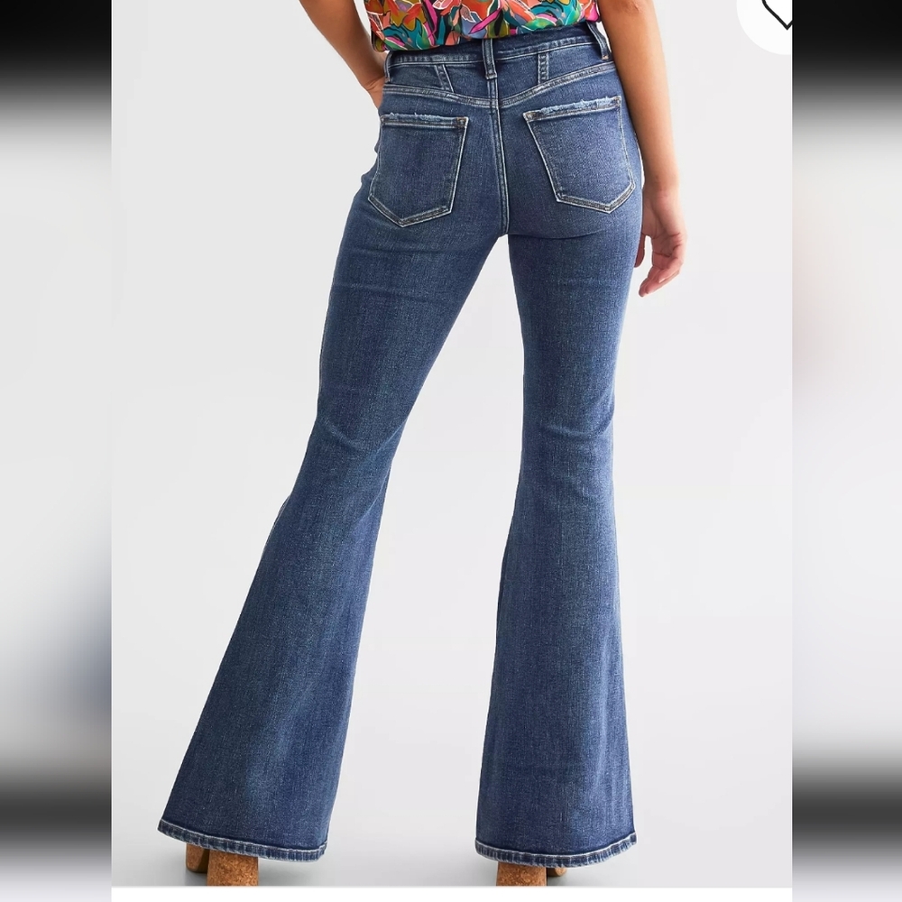 Flying Monkey Flared Blue Jeans - image 2